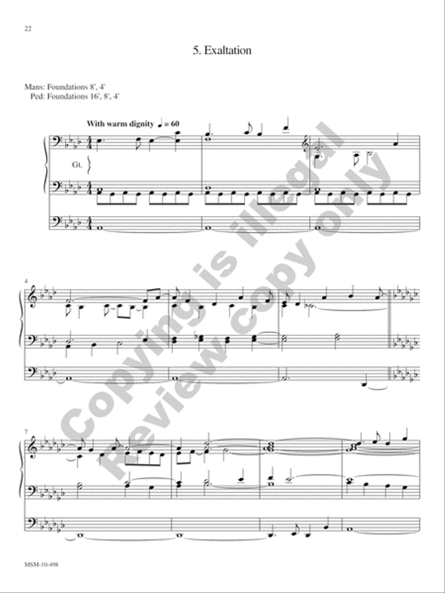Suite Organ scores gallery preview page 10