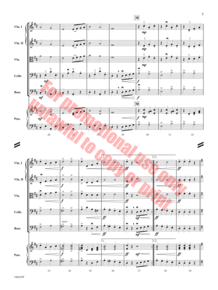 Berryhill Trail String Orchestra scores gallery preview page 6
