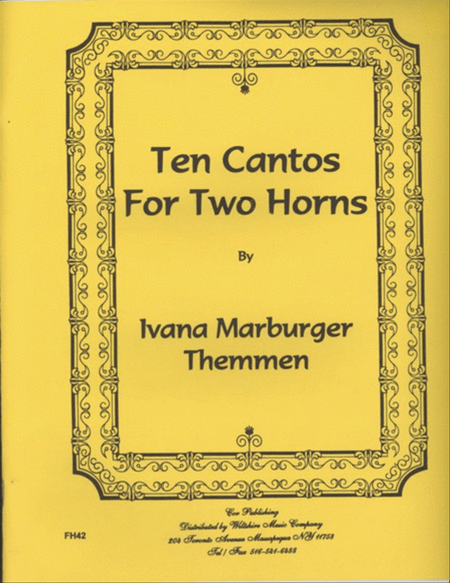 Ten Canotos Ten Canotos Horn scores gallery preview page 1