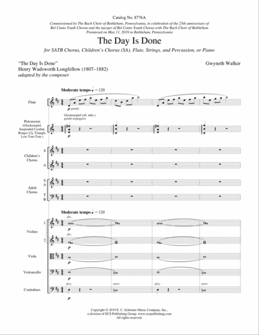 The Day Is Done The Day Is Done Choir scores gallery preview page 3
