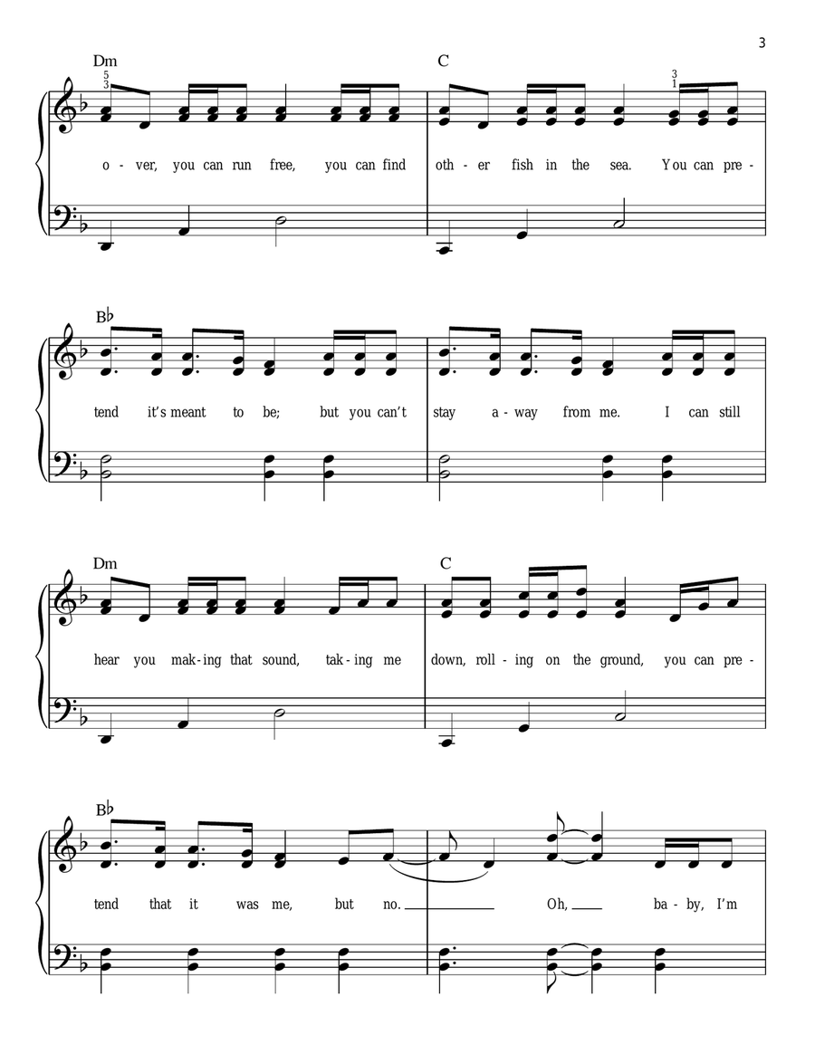 Animals Easy Piano scores gallery preview page 3