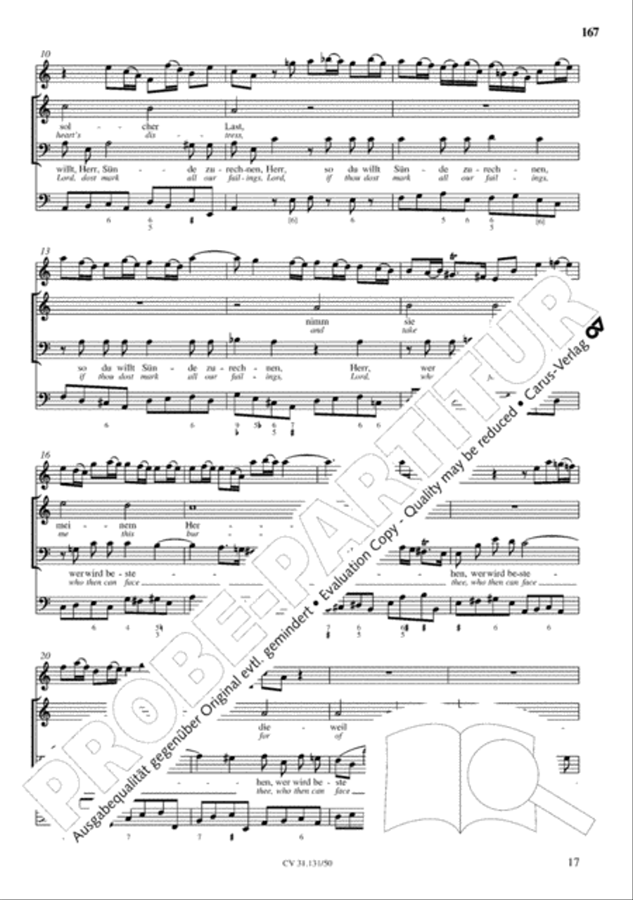 The Complete Sacred Vocal Works (Das geistliche Vokalwerk) Voice scores gallery preview page 168