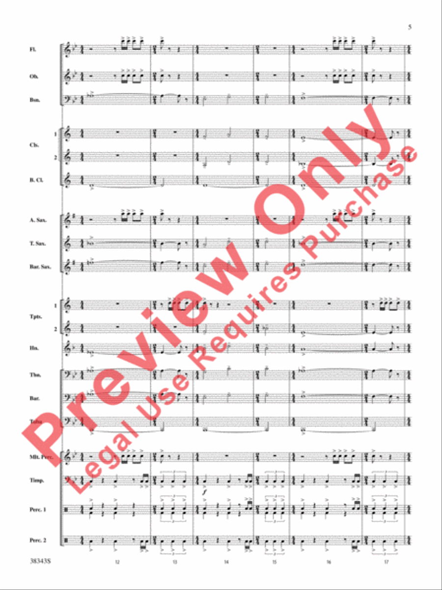 Harry Potter and the Deathly Hallows, Part 2, Selections from Concert Band scores gallery preview page 6