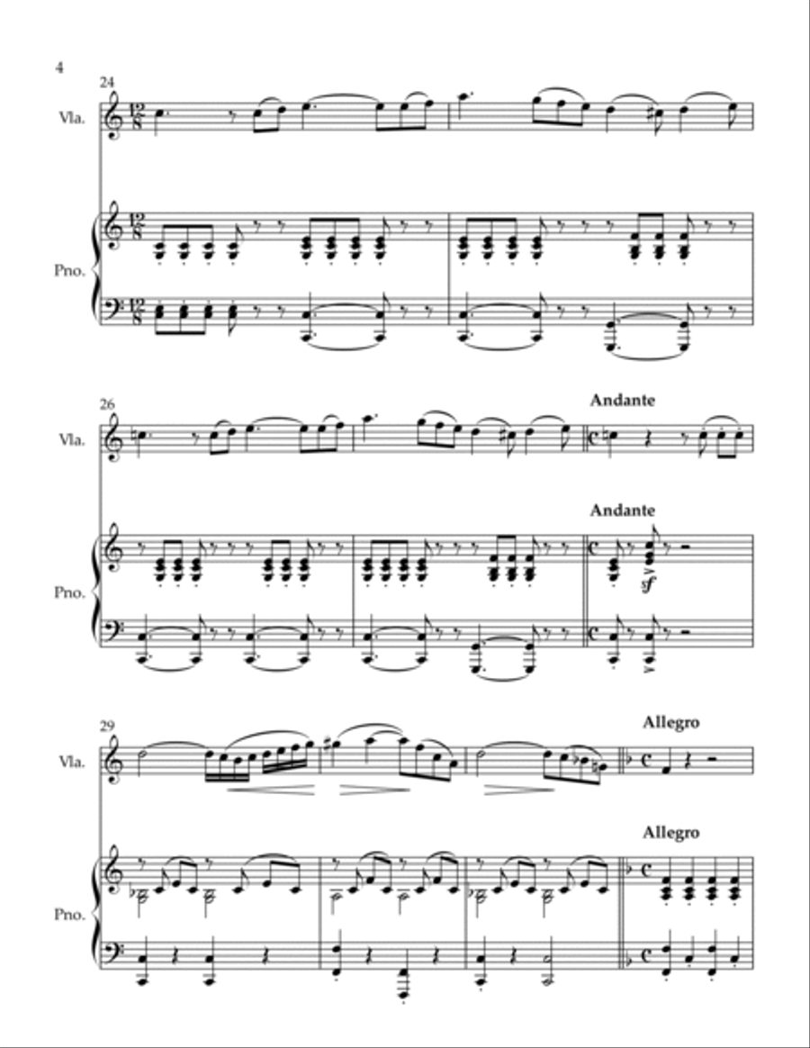 Der Freischutz Viola scores gallery preview page 4