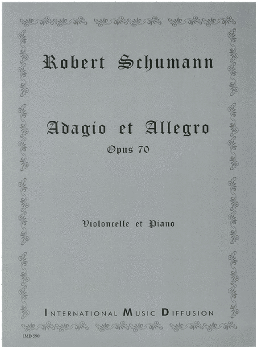 Adagio et Allegro, Op. 70 Piano Accompaniment scores gallery preview page 1