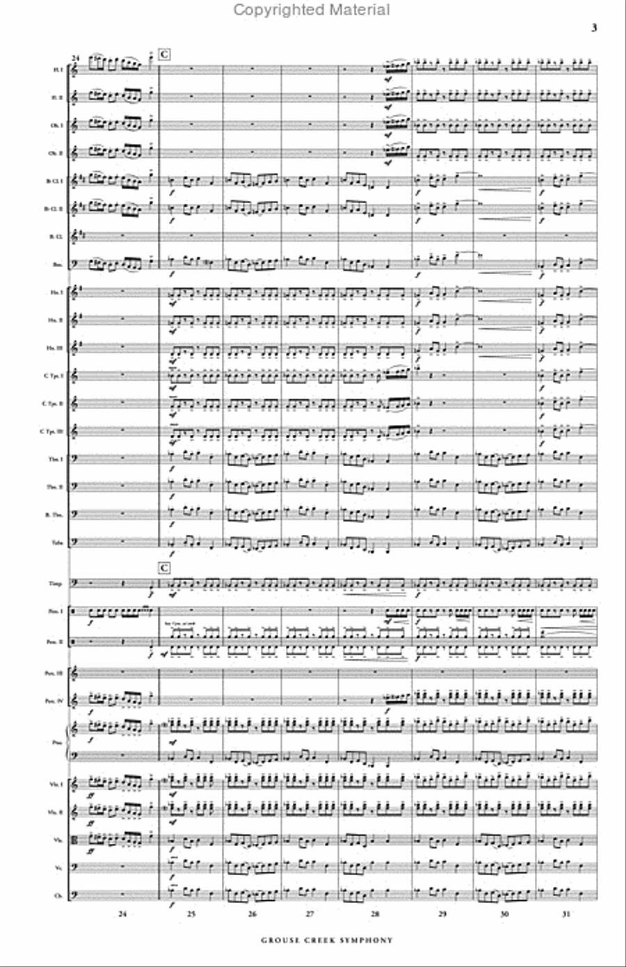 Grouse Creek Symphony Full Orchestra scores gallery preview page 4