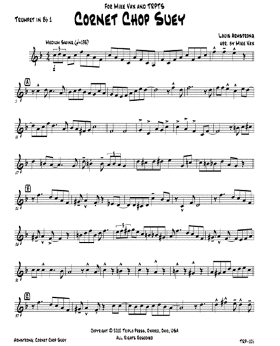 Cornet Chop Suey Cornet Chop Suey Small Ensemble scores gallery preview page 6