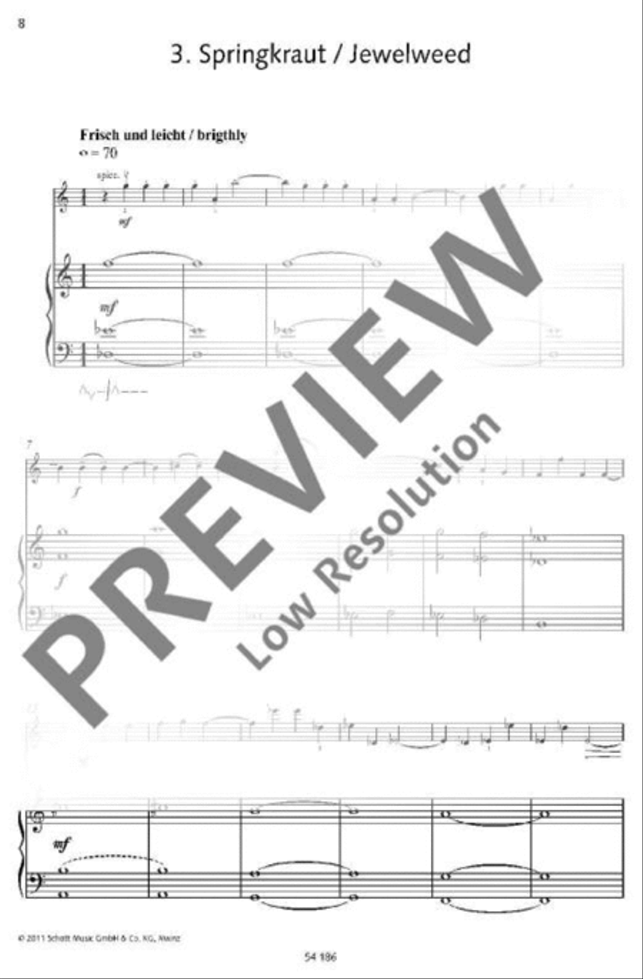 Musical Flowers Harp scores gallery preview page 8