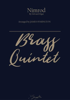 Book cover for Nimrod for Brass Quintet