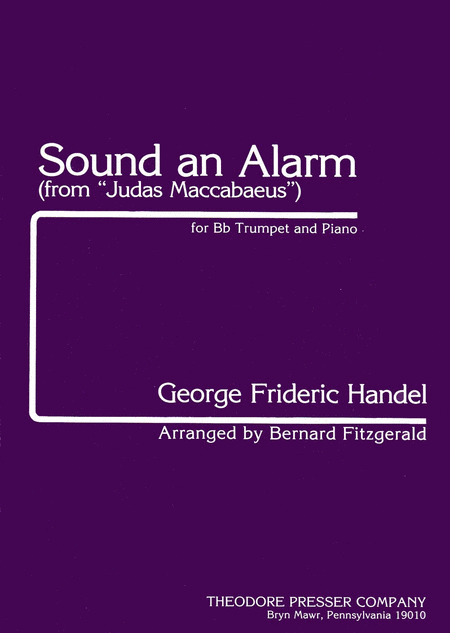 George Frideric Handel: Sound an Alarm