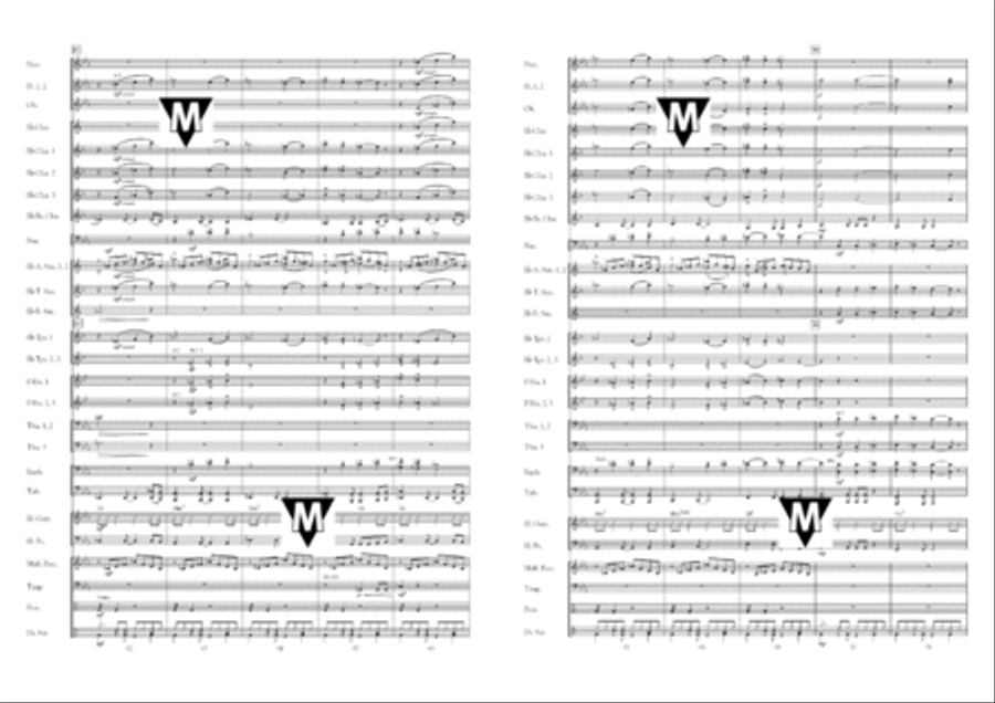 Uptown Girl Concert Band scores gallery preview page 8