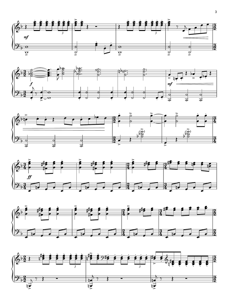 Battle Of The Heroes (from Star Wars: Revenge Of The Sith) Piano Solo scores gallery preview page 3