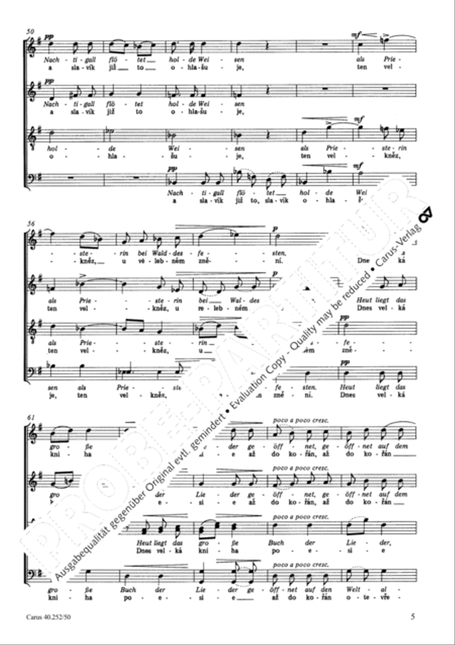 Dnes do skoku a do pisnicky 4-Part scores gallery preview page 6