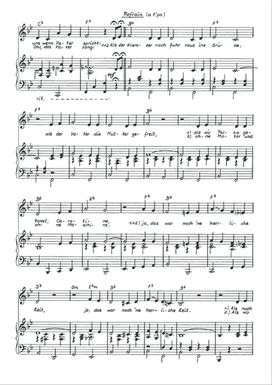 Als der Kremser noch fuhr Voice scores gallery preview page 5