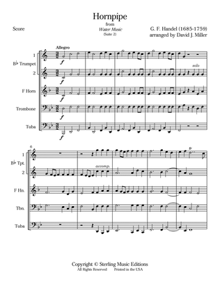Alla Hornpipe from Water Music Suite No. 2