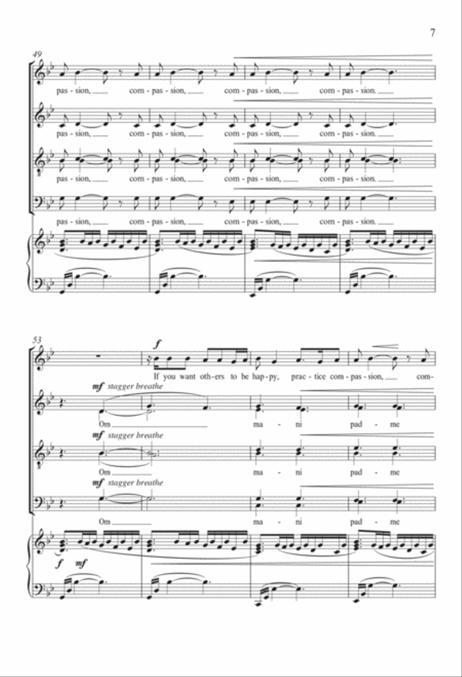 On Compassion On Compassion Divisi scores gallery preview page 6