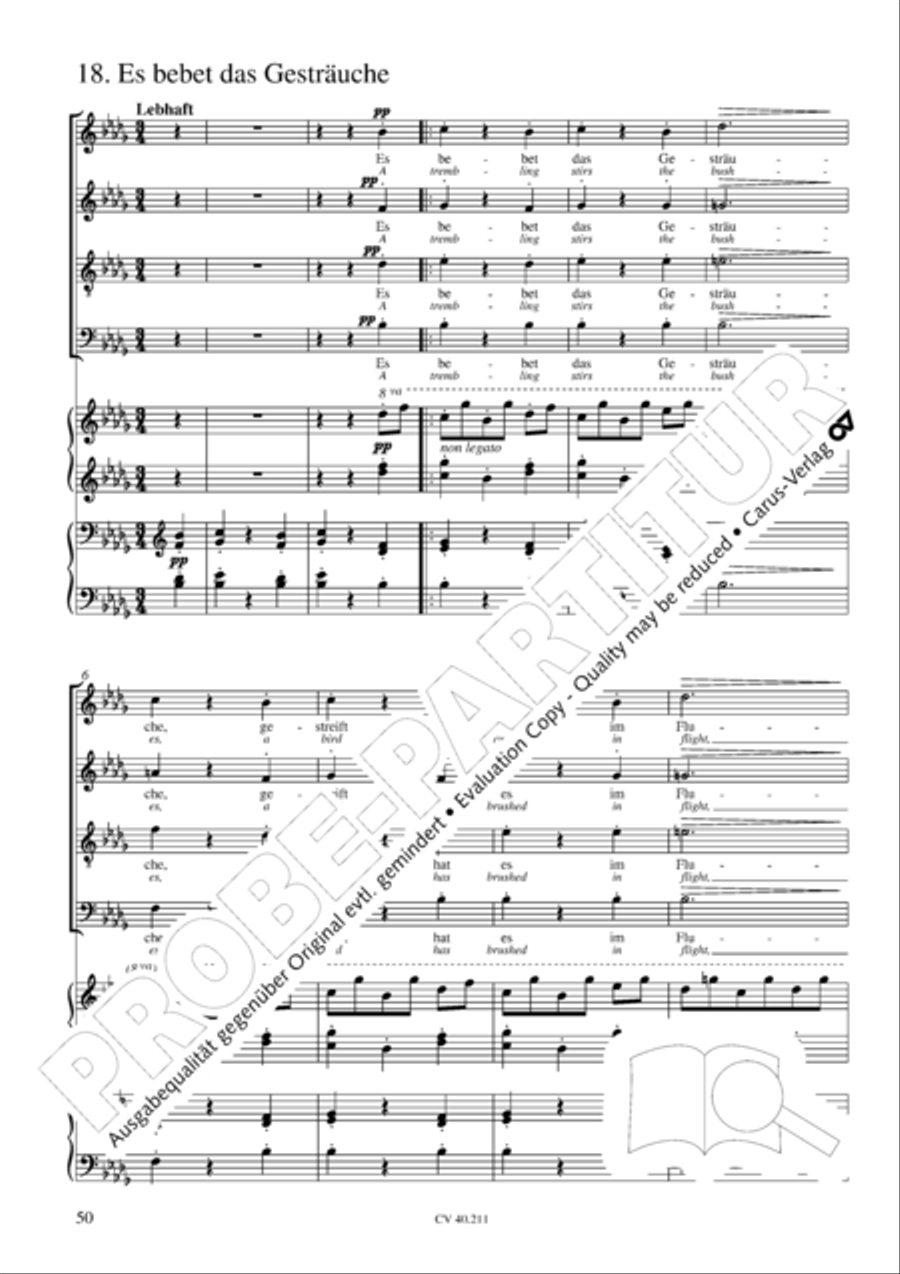 Liebeslieder-Walzer, Op. 52 Choir scores gallery preview page 51