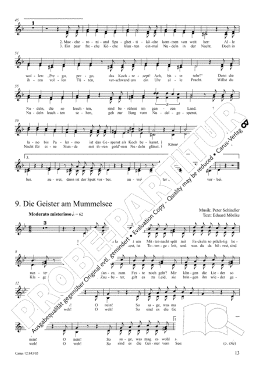 Gruselsongs, Band 1 Gruselsongs, Band 1 Choir scores gallery preview page 14