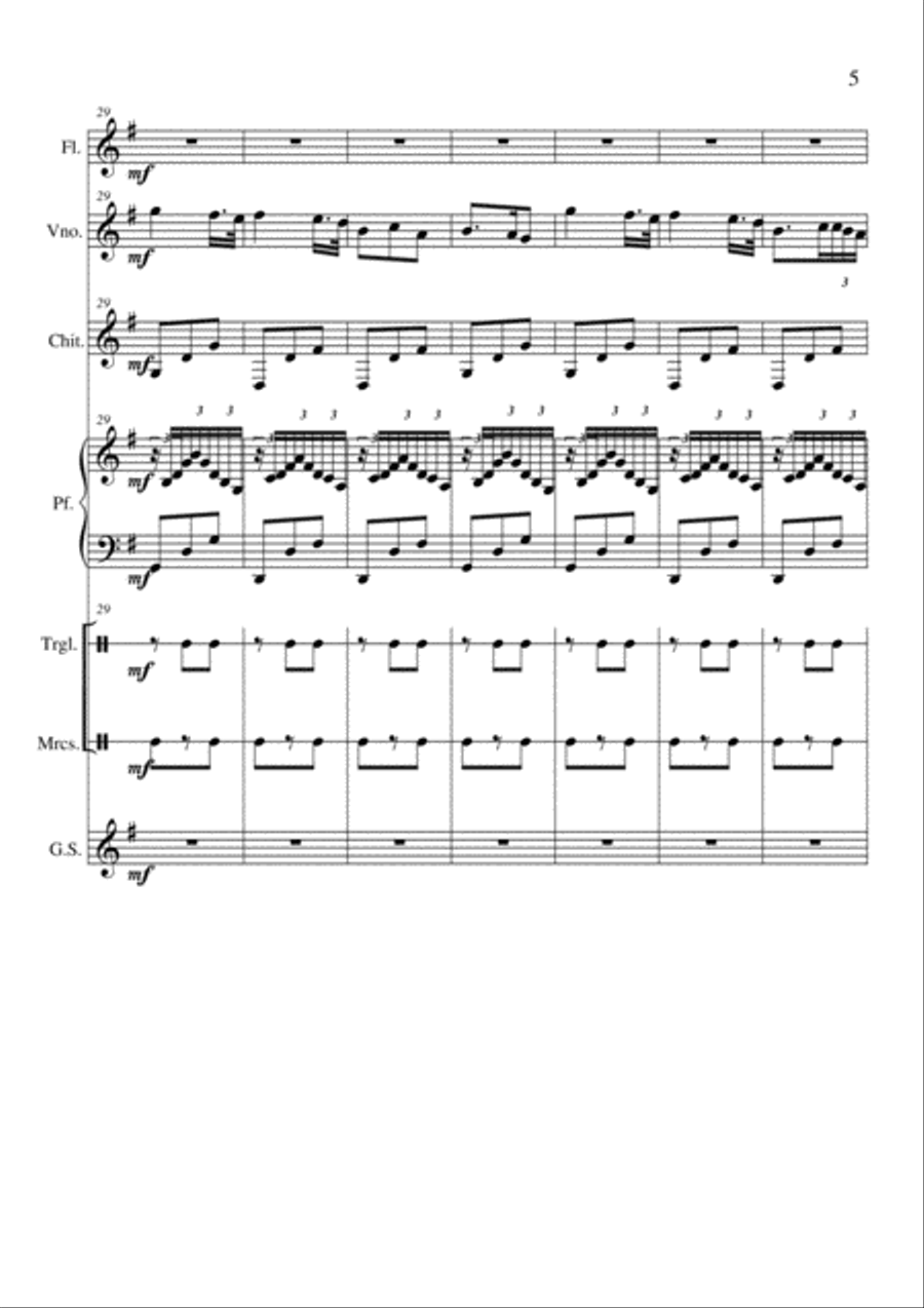Traviata: Croce e delizia Small Ensemble scores gallery preview page 5