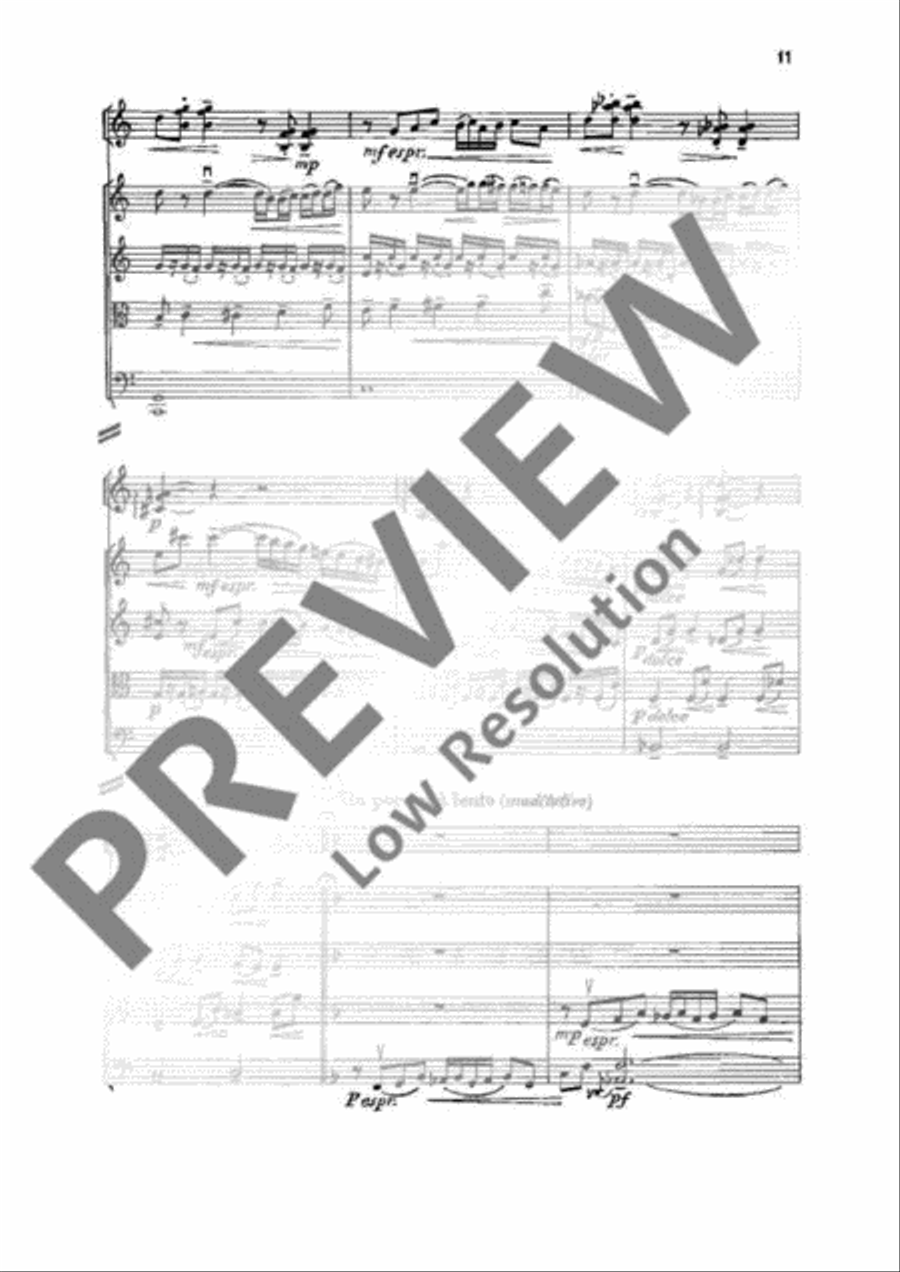 Quintet F Major Cello scores gallery preview page 14