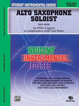 Book cover for Student Instrumental Course Alto Saxophone Soloist