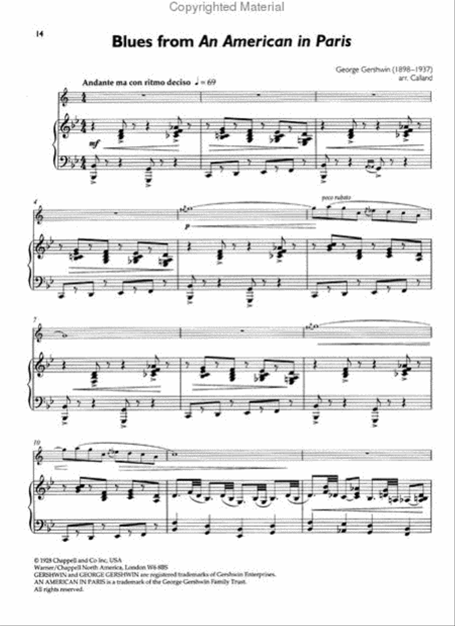 Concert Repertoire for Trumpet Cornet scores gallery preview page 3