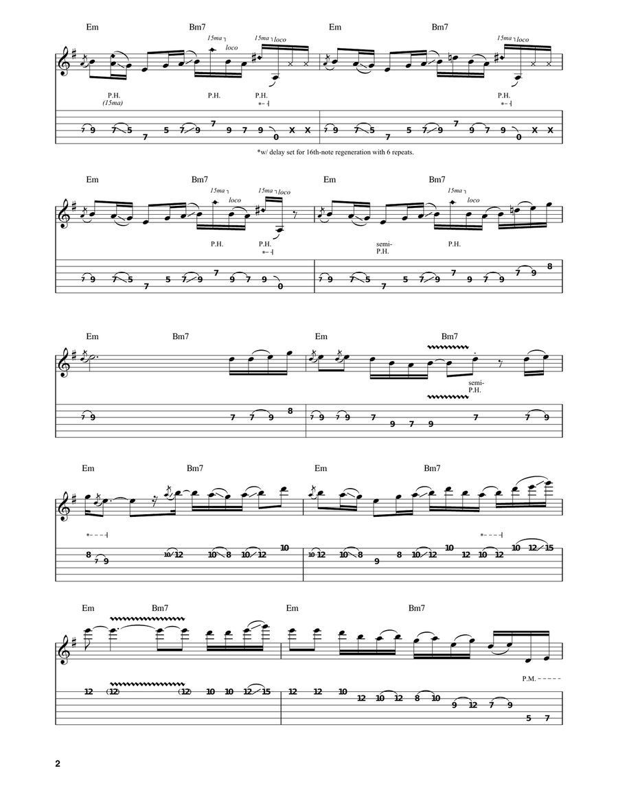 Pawn Shop Guitar Tablature scores gallery preview page 2