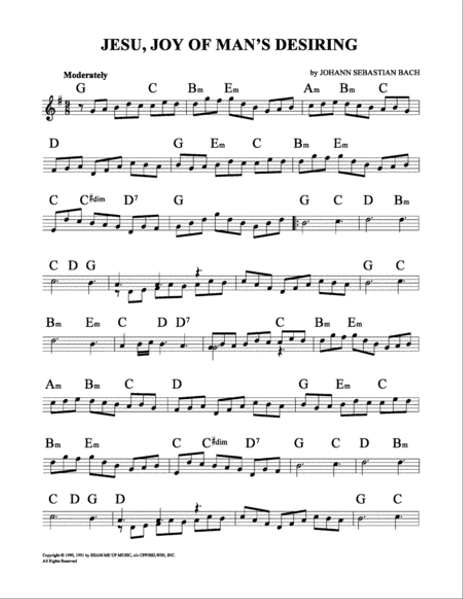 Jesu, Joy of Man's Desiring School and Community scores gallery preview page 2