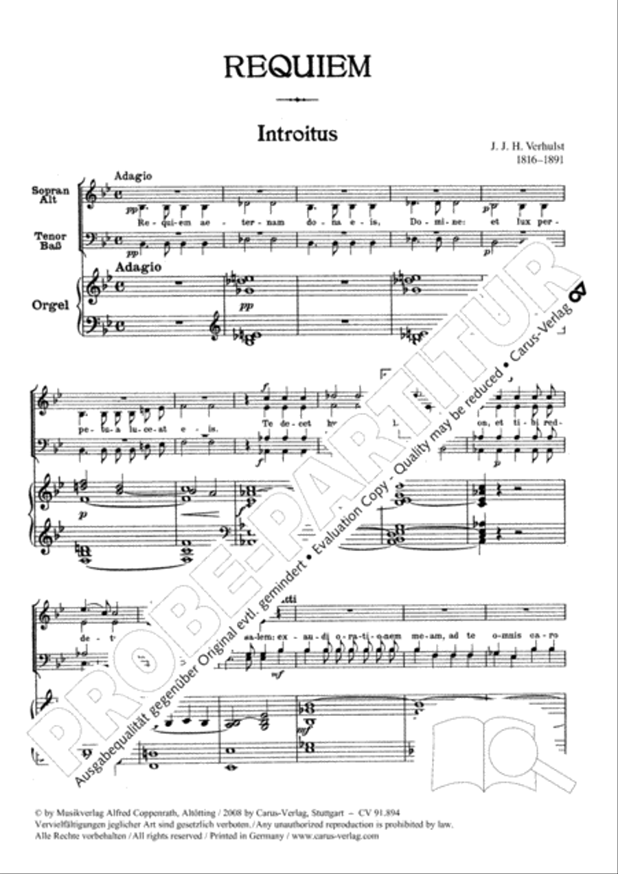 Requiem 4-Part scores gallery preview page 4