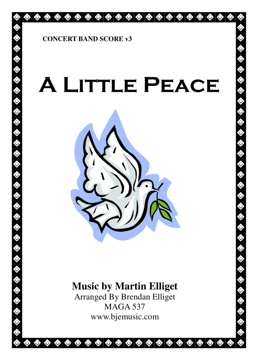 A Little Peace - Concert Band Concert Band scores gallery preview page 1