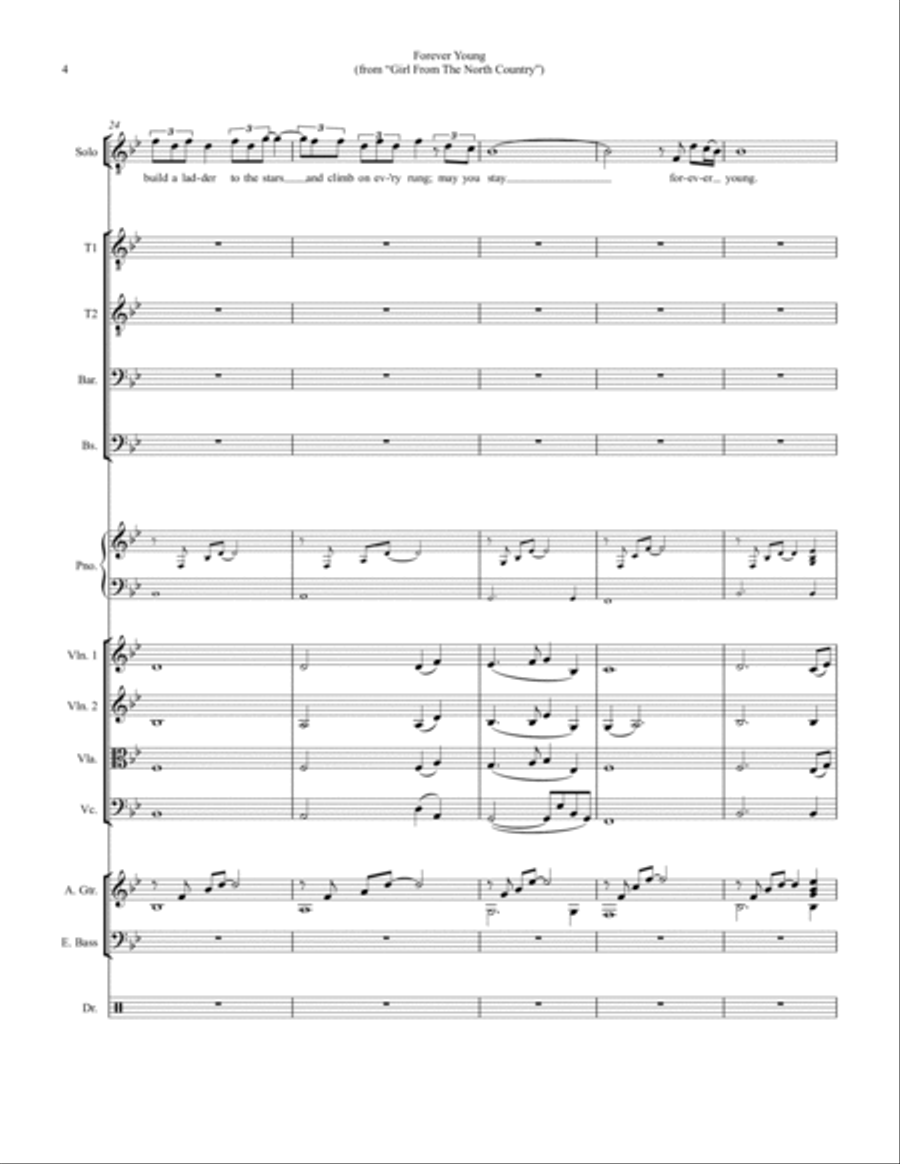 Forever Young Large Ensemble scores gallery preview page 4
