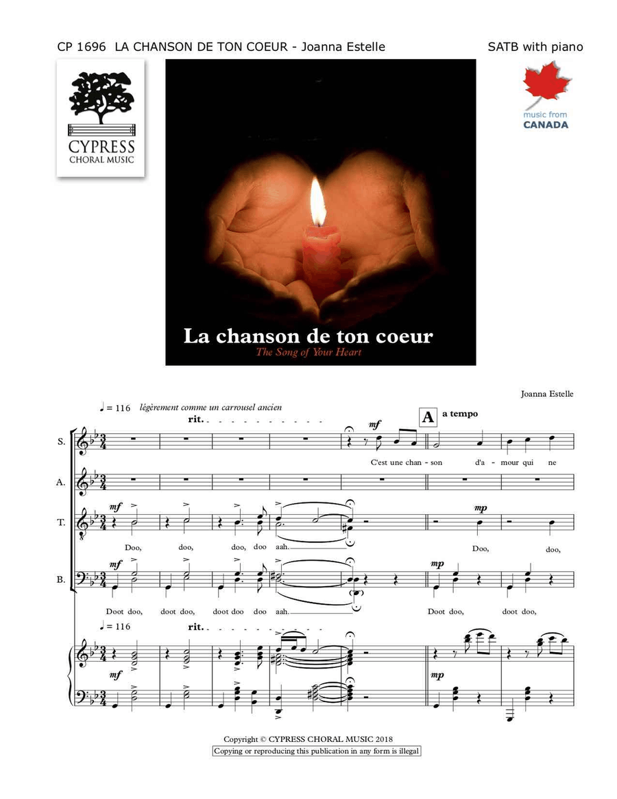 La Chanson De Ton Coeur - In G Minor