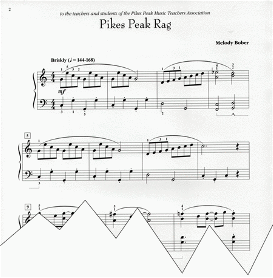 Pikes Peak Rag Piano Solo scores gallery preview page 3