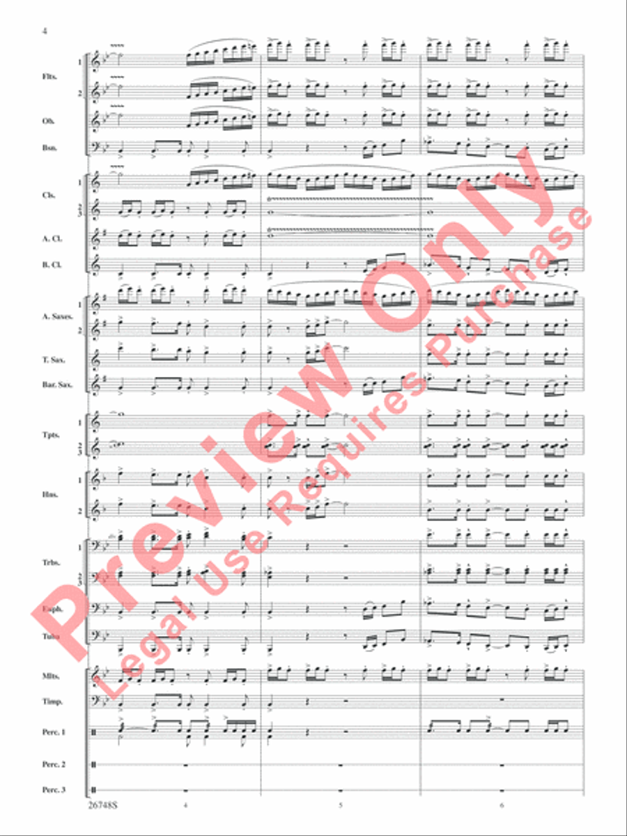 Cotton Ferry Expedition Cotton Ferry Expedition Concert Band scores gallery preview page 5