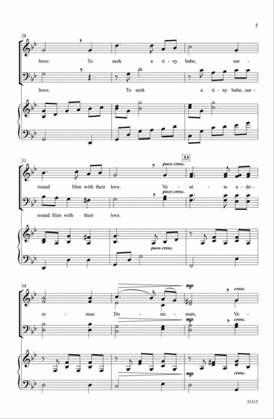 Carol of the Star Choir scores gallery preview page 4