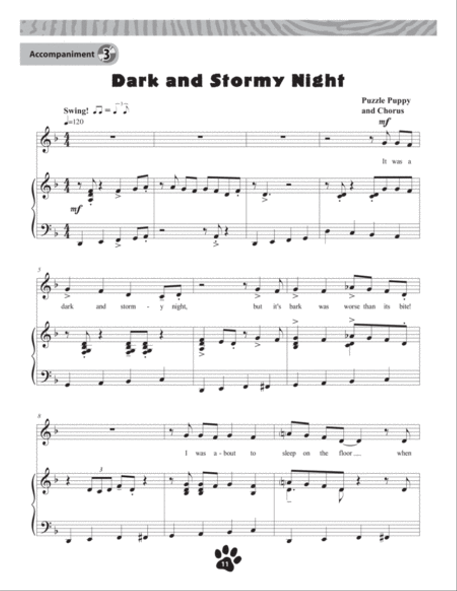 Puzzle Puppy Unison Choir scores gallery preview page 6