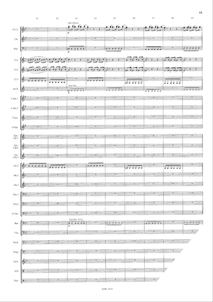 The Four Seasons The Four Seasons Concert Band scores gallery preview page 12