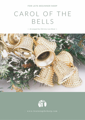 Book cover for Carol of the Bells - Late-Beginner for Harp