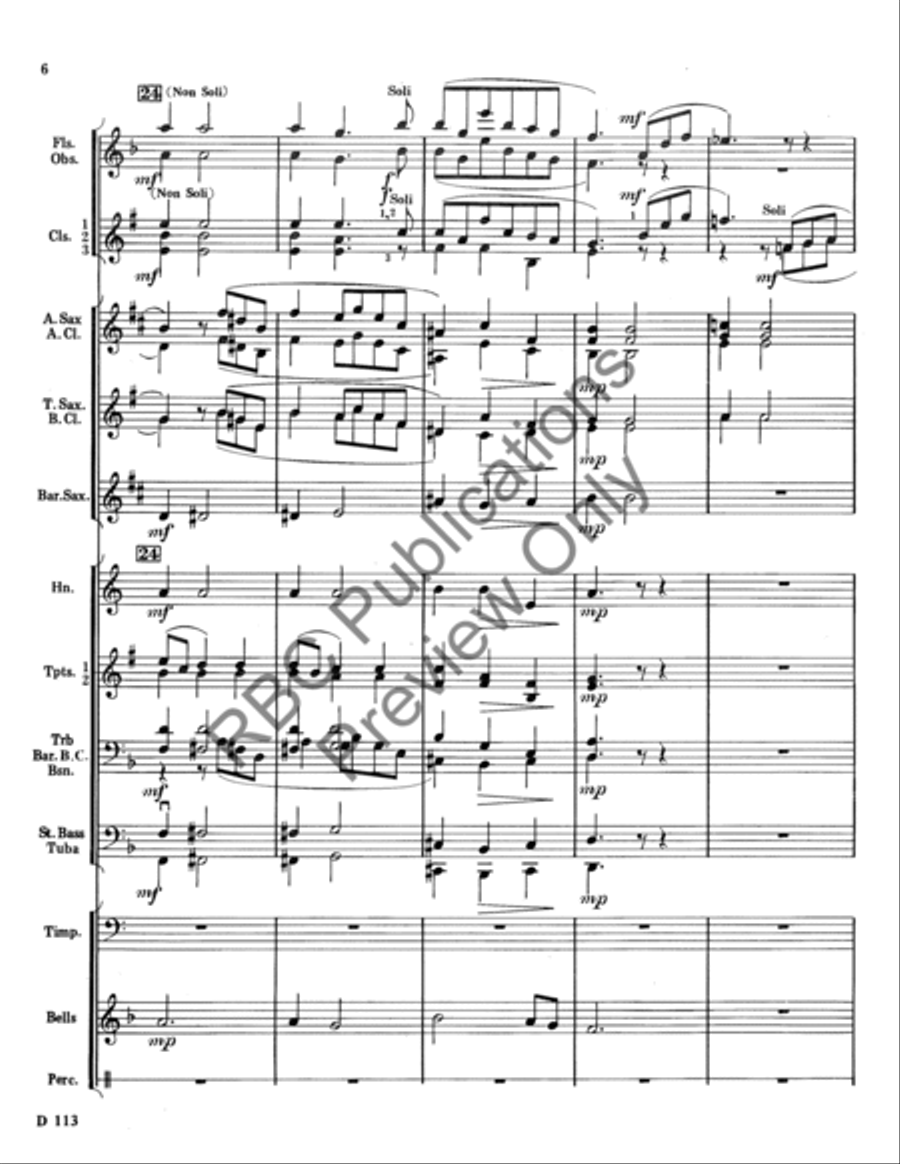 Preludium Preludium Concert Band scores gallery preview page 7