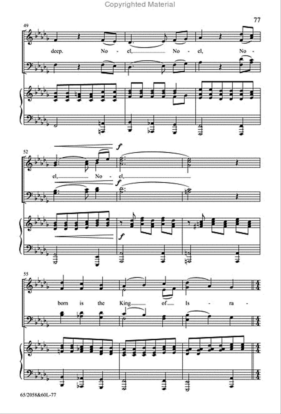 The Christmas Story - SATB Score with Performance CD 4-Part scores gallery preview page 44