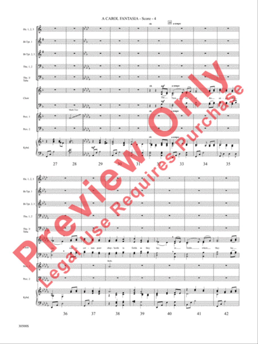 A Carol Fantasia A Carol Fantasia Choir scores gallery preview page 5
