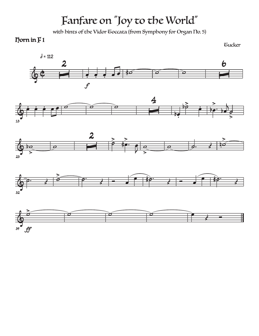 Fanfare on Joy Concert Band scores gallery preview page 2