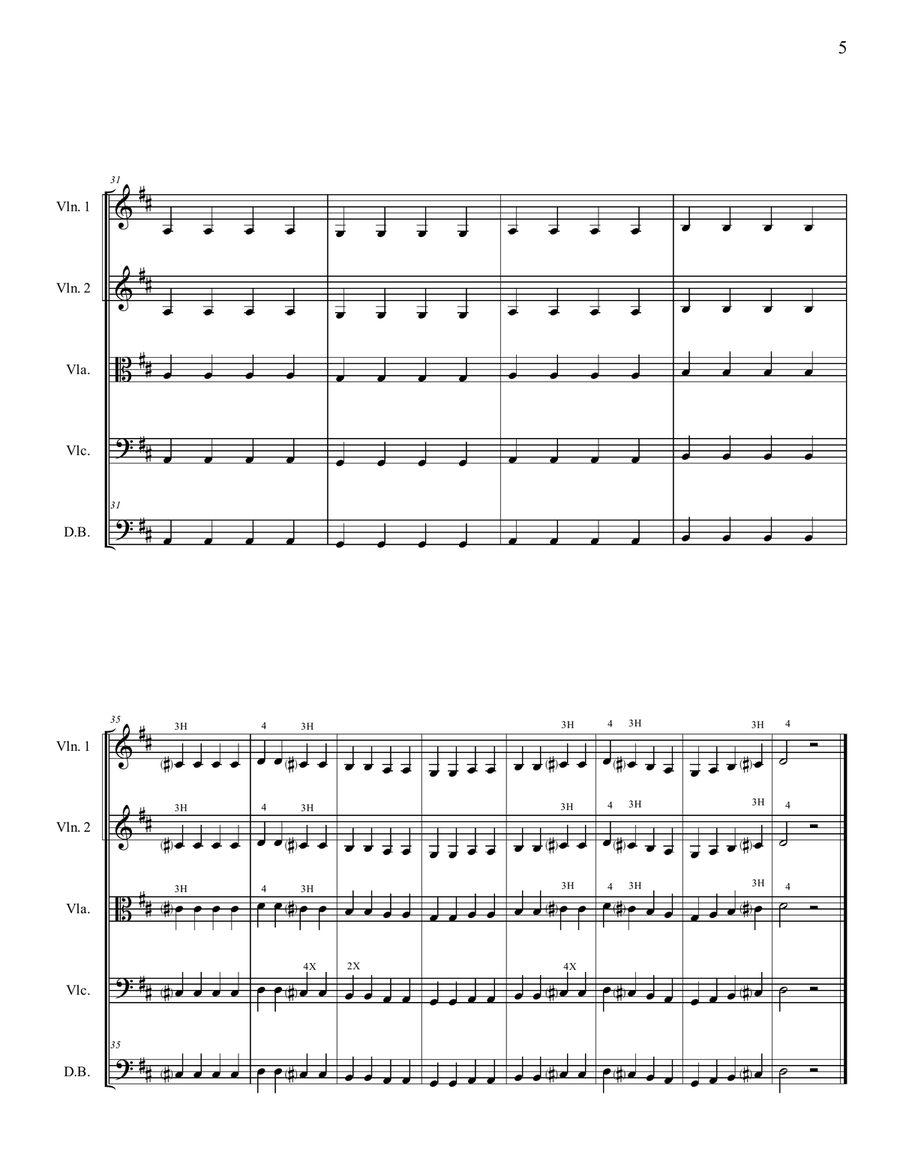 May the Road Rise Up to Meet You String Orchestra scores gallery preview page 6