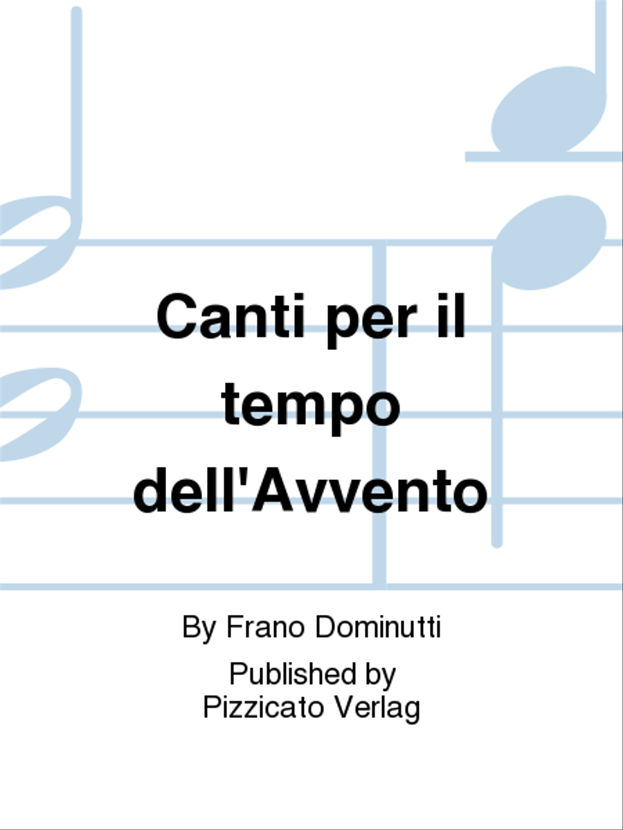 Canti per il tempo dell'Avvento School and Community scores gallery preview page 1