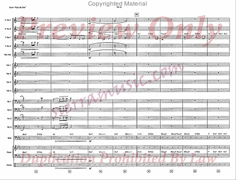 Ruby, My Dear Big Band scores gallery preview page 11