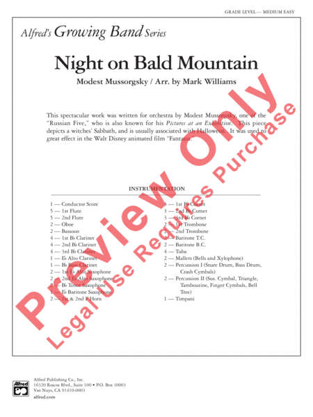 Night on Bald Mountain image number null
