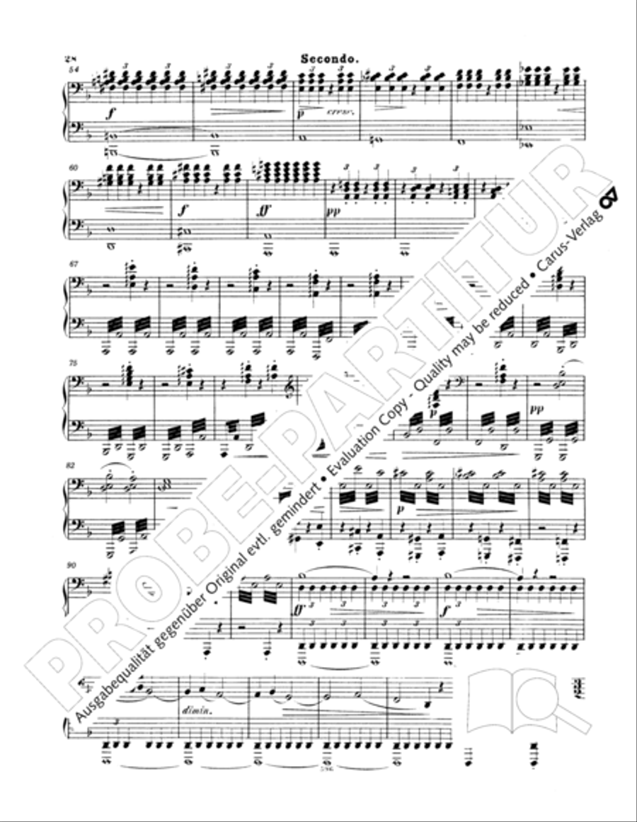 Ein Deutsches Requiem (German Requiem) Piano Duet scores gallery preview page 37