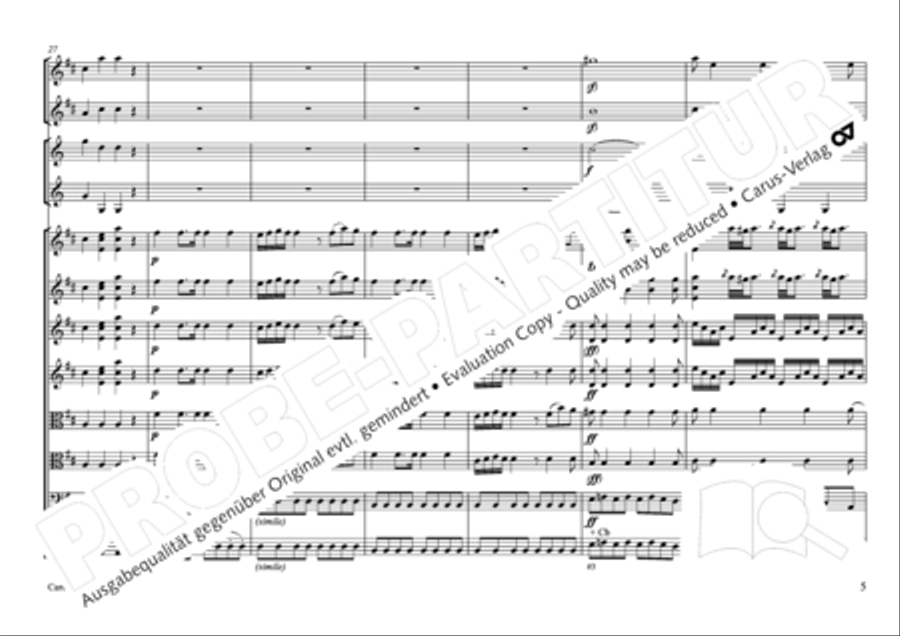 Concertone in D major Horn scores gallery preview page 6