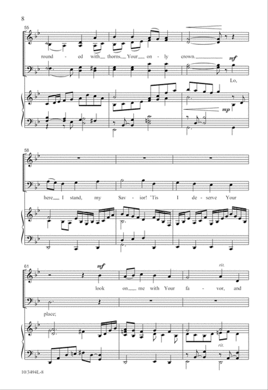 On the Via Dolorosa 4-Part scores gallery preview page 9