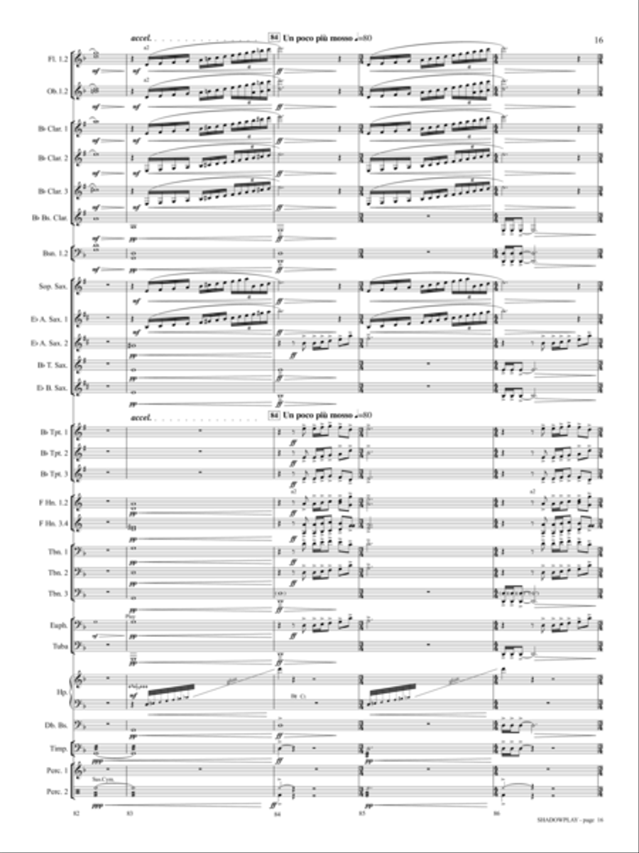 Shadowplay Concert Band scores gallery preview page 14